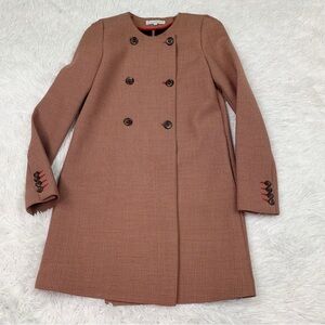 Paul & Joe Sister double breasted houndstooth wool blend Coat